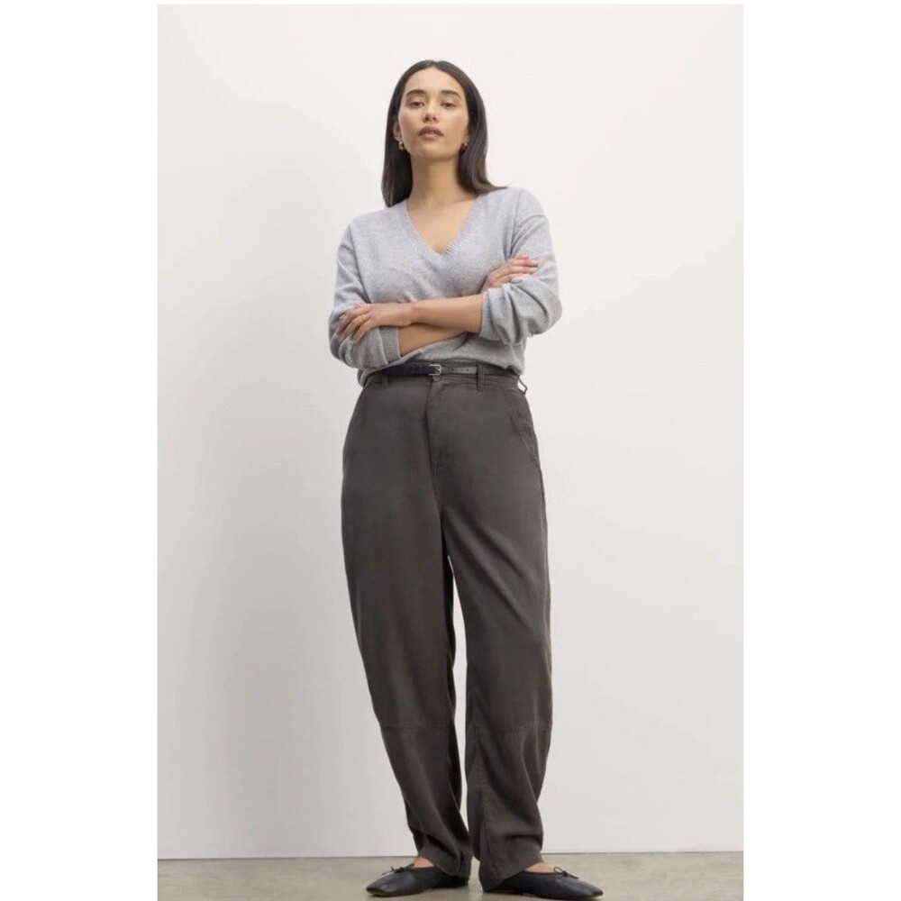 Everlane NWT Chino Baggy Pants Buttersoft Cotton Plus Size 18